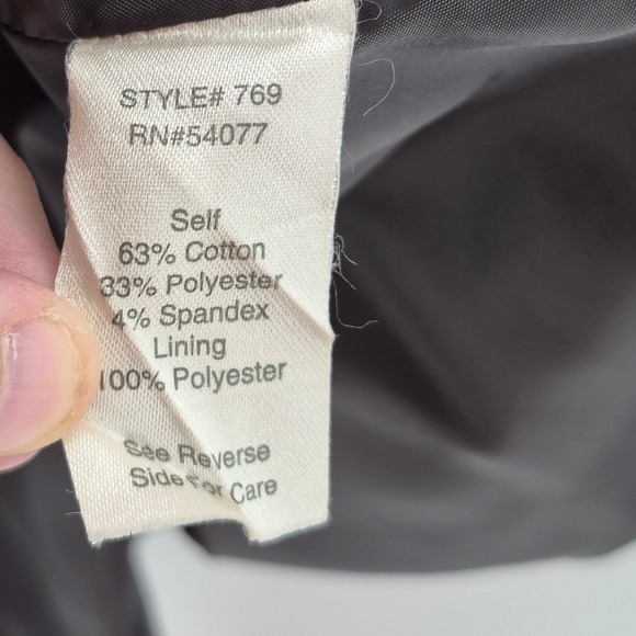 Cabi Womens Gray/Green Button Front Blazer Jacket Size 8 Career Work Business - Picture 8 of 12